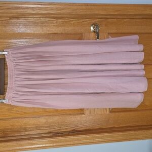 Elegant Pink Maxi Skirt
